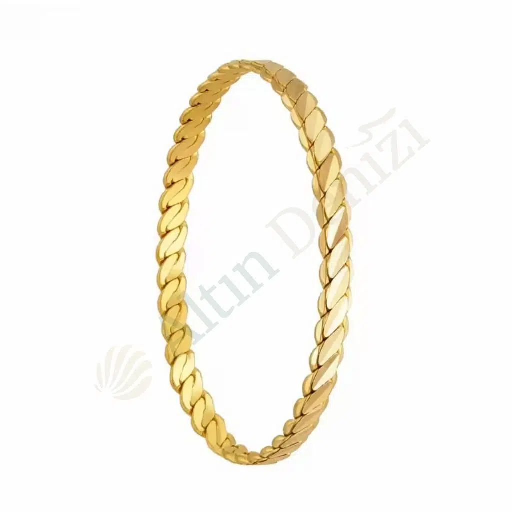 22 Ayar 30 Gram 3 lü Yatırımlık Burma Bilezik