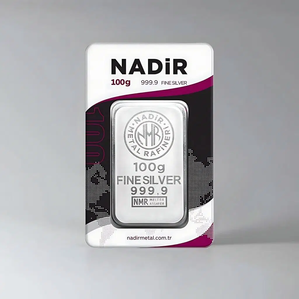 AltınDenizi Nadir 100 Gram Gümüş 999.0 Külçe Gümüş