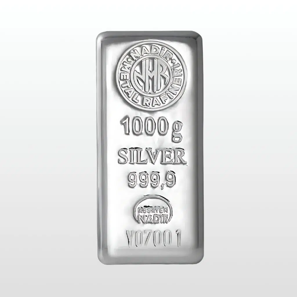 AltınDenizi Nadir 1000 Gram Gümüş 999.0 Külçe Gümüş