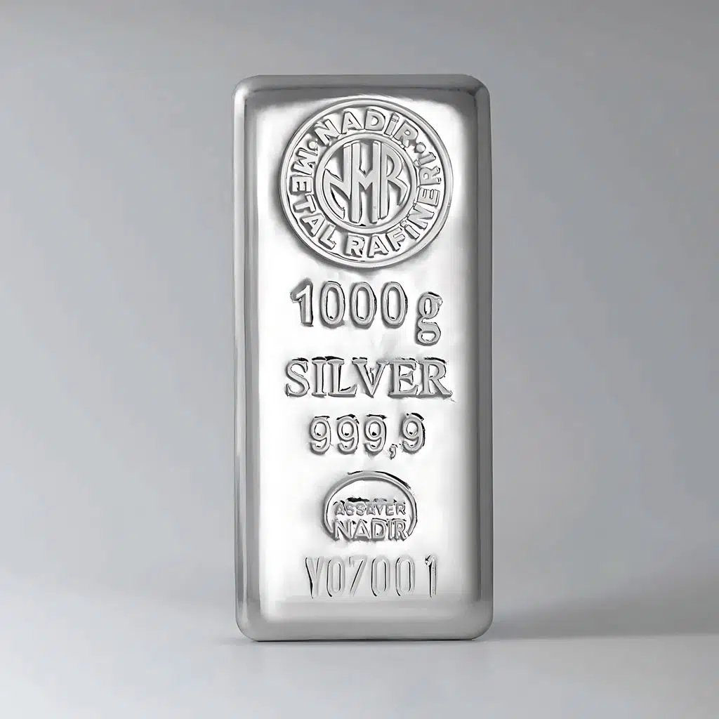 AltınDenizi Nadir 1000 Gram Gümüş 999.0 Külçe Gümüş