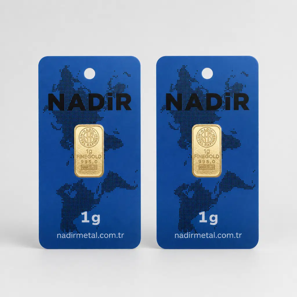 AltınDenizi Nadir 2 Adet 1 Gram Altın 0.995 (24 Ayar) Külçe Altın