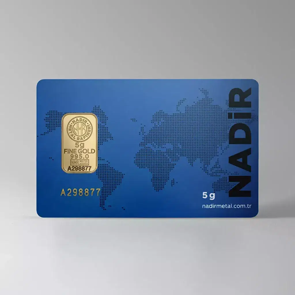 AltınDenizi Nadir 5 Gram Altın 0.995 (24 Ayar) Külçe Altın