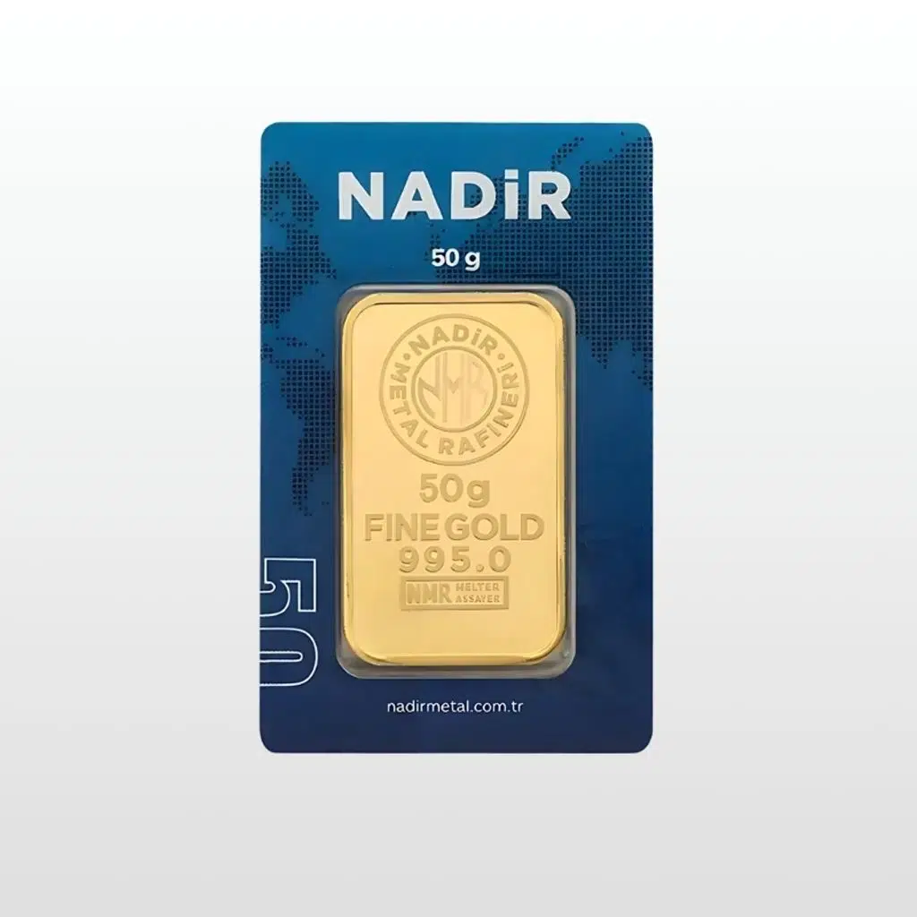AltınDenizi Nadir 50 Gram Altın 0.995 (24 Ayar) Külçe Altın