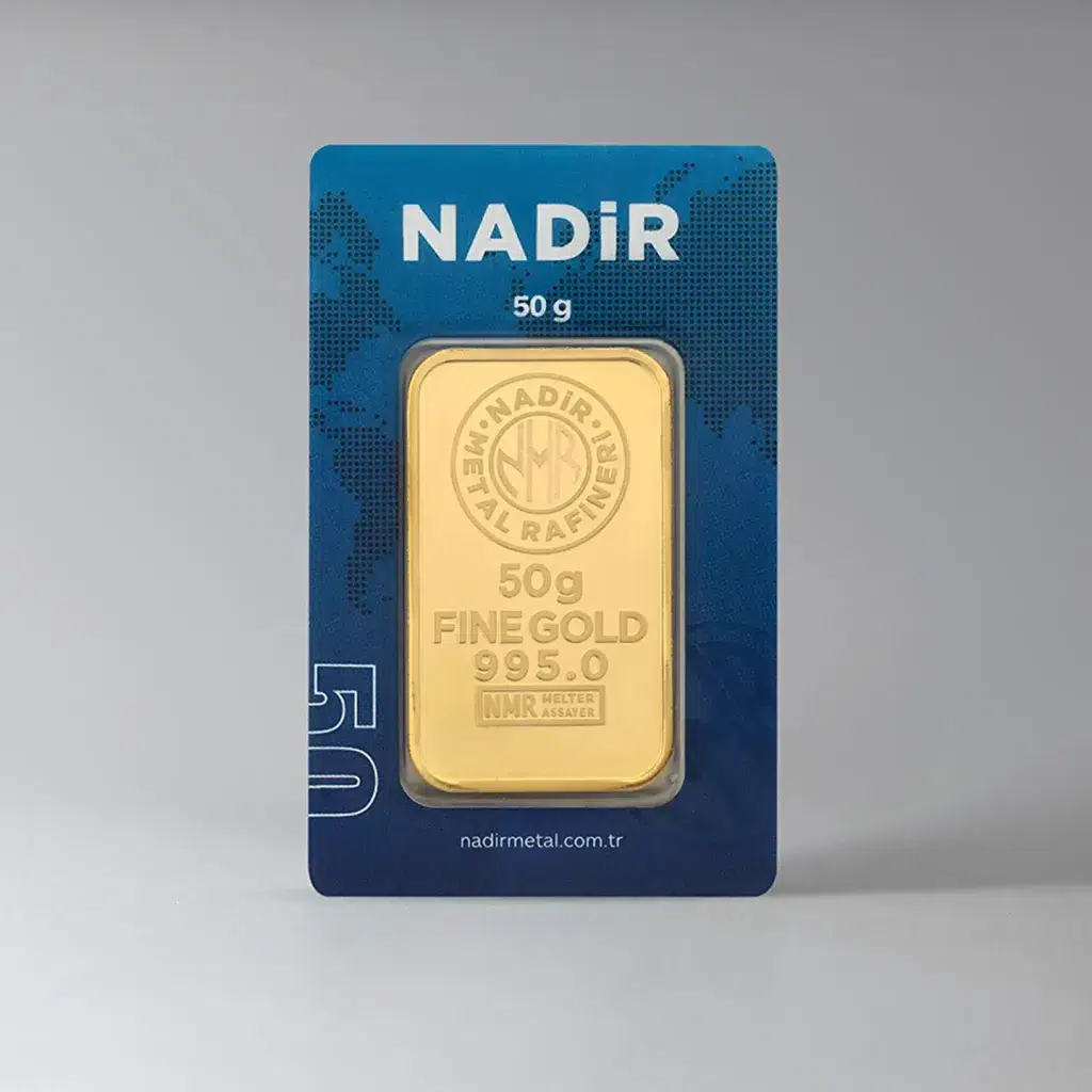 AltınDenizi Nadir 50 Gram Altın 0.995 (24 Ayar) Külçe Altın