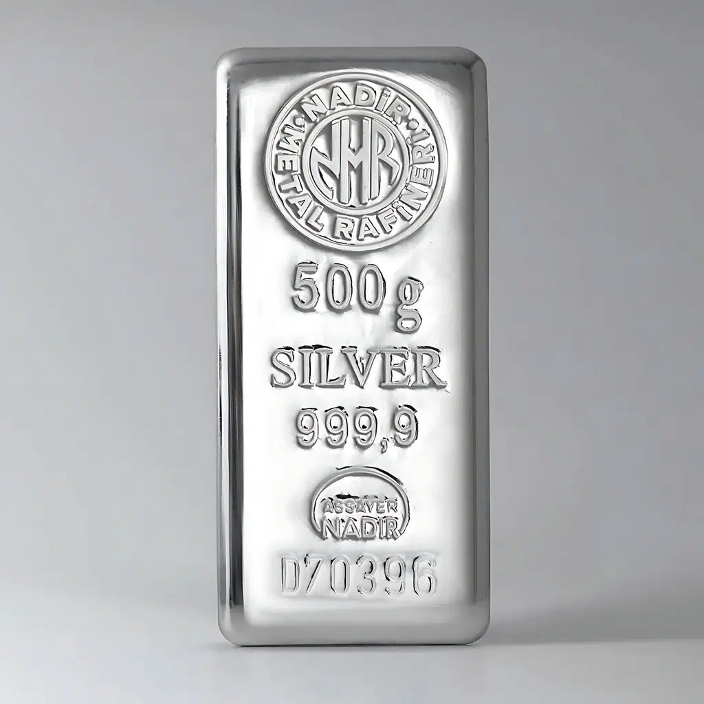 AltınDenizi Nadir 500 Gram Gümüş 999.0 Külçe Gümüş