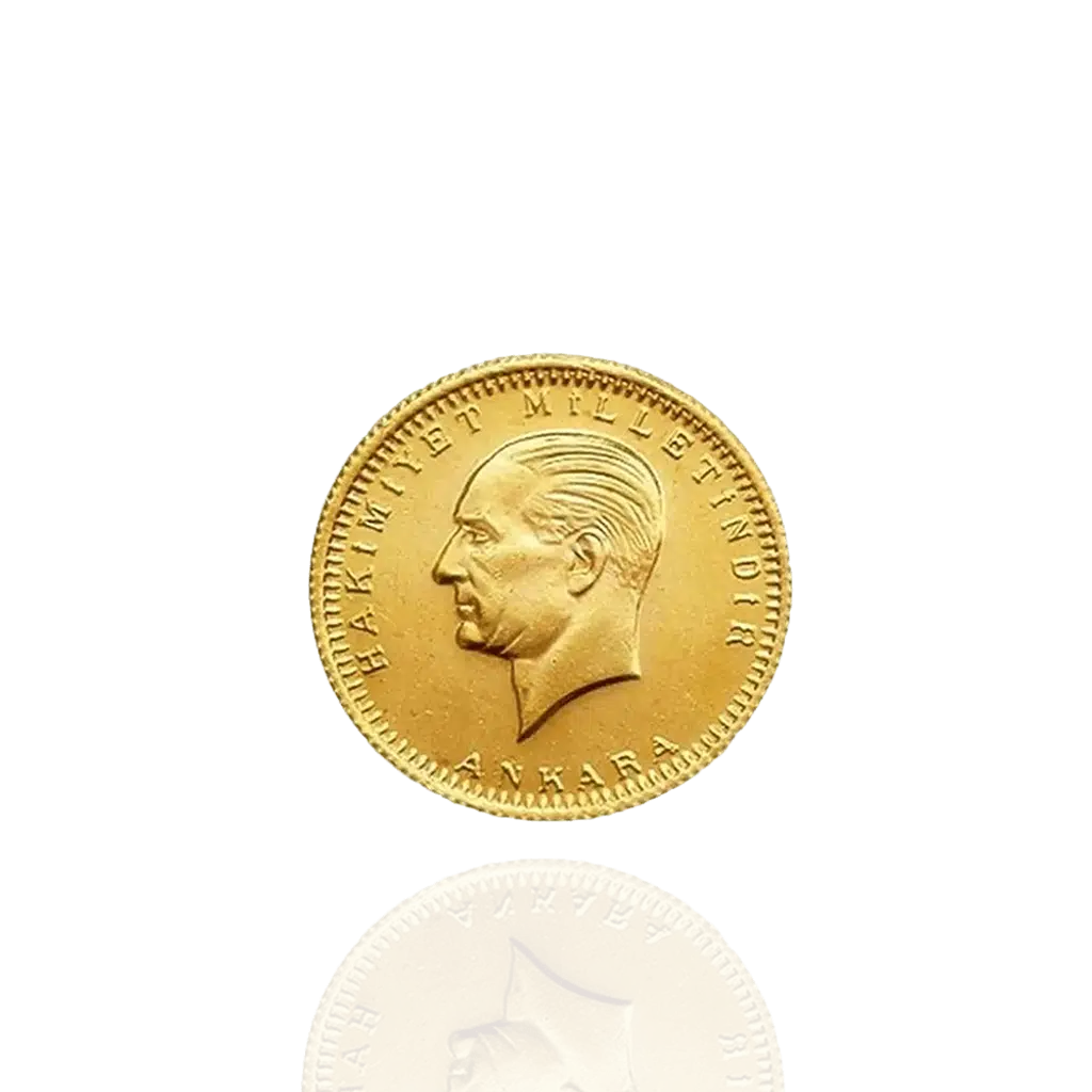Ata Lira Yeni Tarihli Yarım Altın 22 Ayar